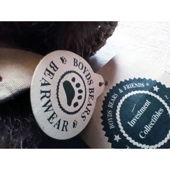 Caroline Mayflower Boyds Bears Plush Hat & Dress 6" Collectible Stuffed With Tag - Picture 7 of 13